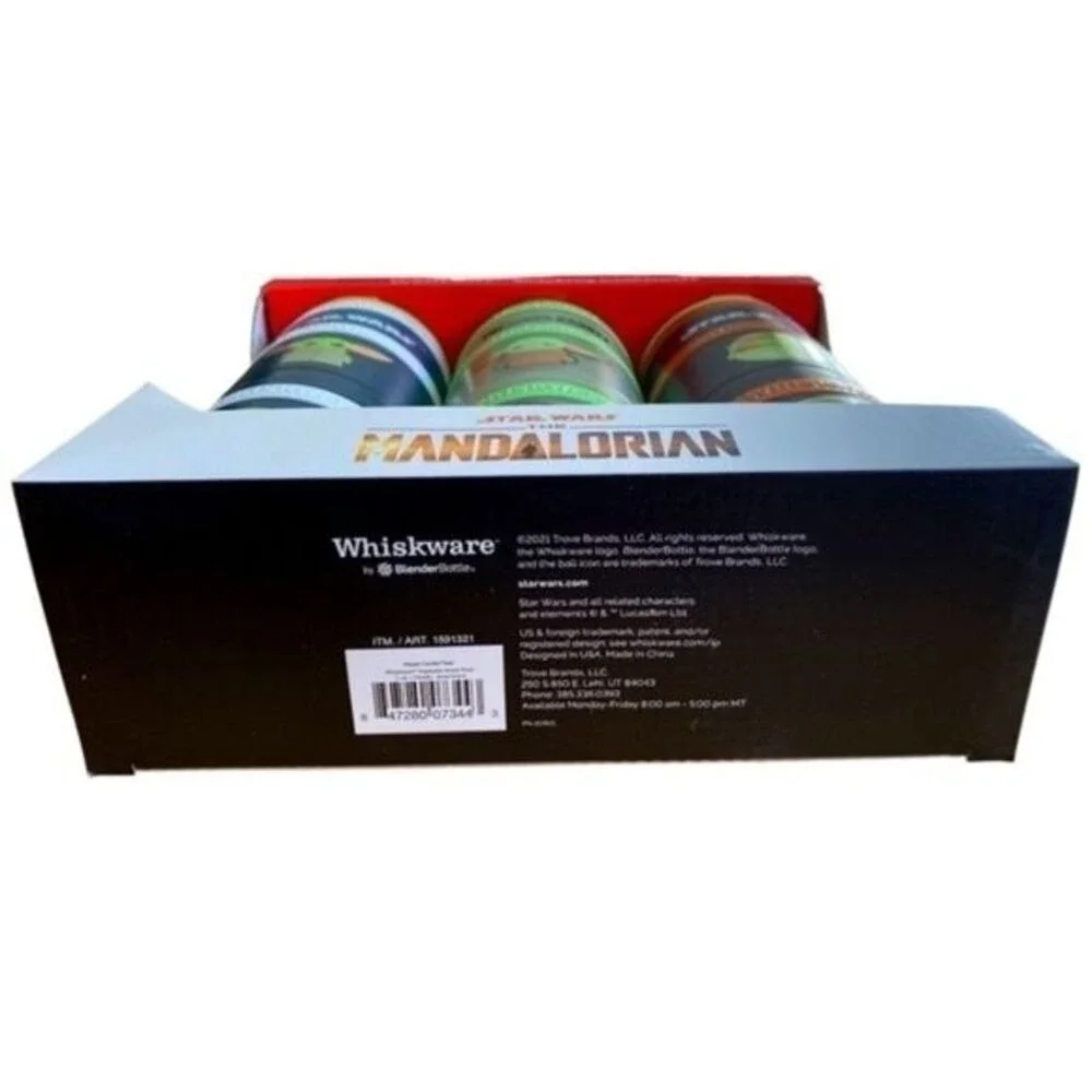 Whiskware ‎ Star Wars The Mandalorian Stackable Portable Snacking Containers